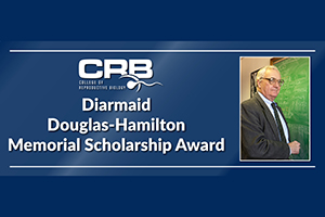 Diarmaid Douglas-Hamilton, Reproductive Biology Scholarship